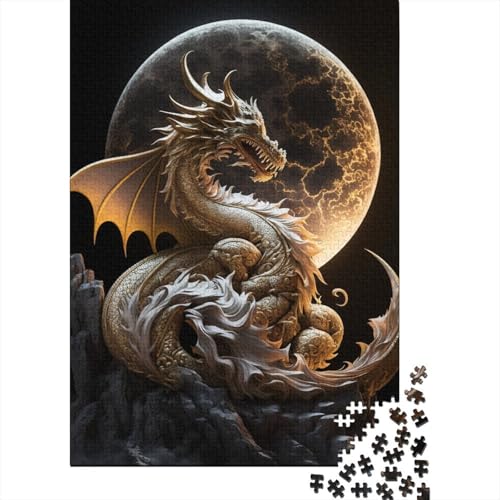 Puzzle für Erwachsene und Jugendliche, Brave Dragon Puzzle, Spiel für Familien von Erwachsenen und Teenagern, 1000 Teile (75x50cm) von POLIUAWS