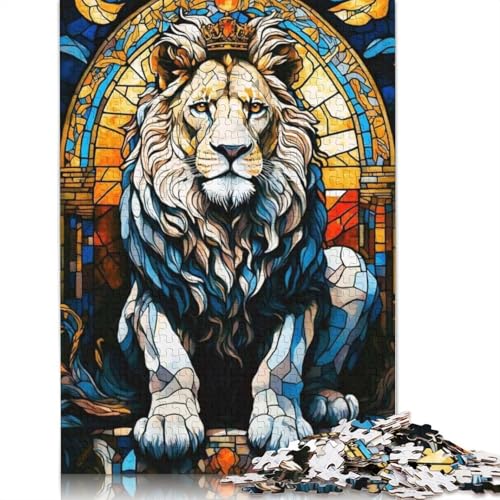 Puzzle für Erwachsene und Jugendliche, Löwen-Puzzles für Erwachsene und Teenager, Familienspiel, 1000 Teile (75 x 50 cm) von POLIUAWS