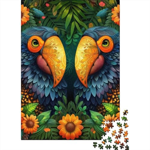 Puzzle für Erwachsene und Jugendliche Bird Paradise Holzpuzzle für Erwachsene und Jugendliche ab 12 Jahren 1000 Teile (75x50cm) von POLIUAWS