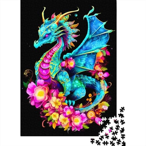 Puzzle für Erwachsene und Jugendliche Drache 15 Puzzle für Erwachsene und Jugendliche Familienspiel 1000 Teile (75x50cm) von POLIUAWS