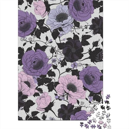 Puzzle für Erwachsene und Jugendliche aus Rosenholz, Puzzle für Erwachsene und Jugendliche ab 12 Jahren, 1000 Teile (38x26cm) von POLIUAWS