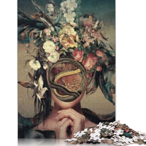 Puzzle für Erwachsene voller Leben Erwachsenenpuzzle Lernspiel Herausforderung Spielzeug 1000 Teile (75x50cm) von POLIUAWS