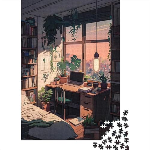 Puzzle im japanischen Stil, für Erwachsene und Jugendliche, 1000 Teile aus Holz, ideal für Heimdekoration, 75 x 50 cm. Puzzle im japanischen Stil, für Erwachsene und Jugendliche, 1000 Teile aus Holz, ideal für Heimdekoration, 75 x 50 cm. von POLIUAWS