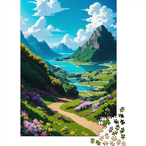 Puzzle im japanischen Stil für Erwachsene, 1000 Teile Puzzle für Jugendliche ab 12 Jahren, Geschenke für Heiligabend, 1000 Teile (75 x 50 cm) von POLIUAWS