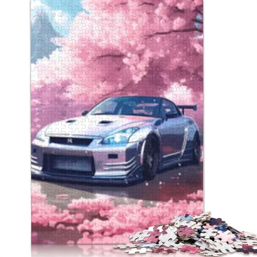 Puzzle mit 1000 Teilen Sportwagen für Erwachsene, Lernspiel aus Papier für Teenager Erwachsene 1000 Teile (38 x 26 cm) von POLIUAWS