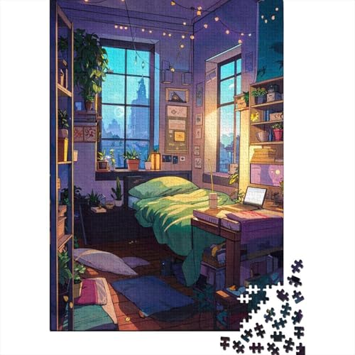 Puzzle mit 1000 Teilen für Erwachsene, aus Papier, pädagogisch, Herausforderung, 1000 Teile (38 x 26 cm) von POLIUAWS