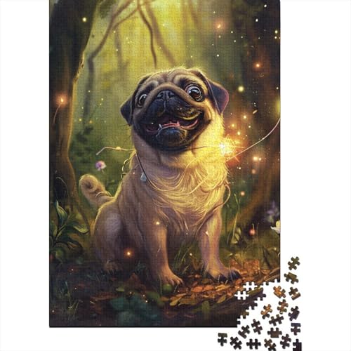 Puzzle mit 1000 Teilen für Erwachsene und Jugendliche, Holzpuzzle für Erwachsene, geheimer Freund, 1000 Teile (75 x 50 cm) von POLIUAWS