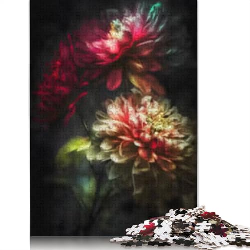Puzzle mit 1000 bunten Blumen für Erwachsene, 1000 Teile (38 x 26 cm) von POLIUAWS