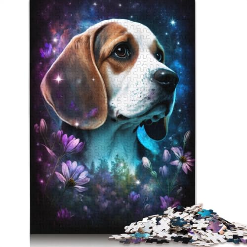 Space Beagle 1000-teiliges Puzzle für Erwachsene, 100% Recyclingpapier, schwierige Puzzles für Kinder, 1000 Stück (75 x 50 cm) von POLIUAWS