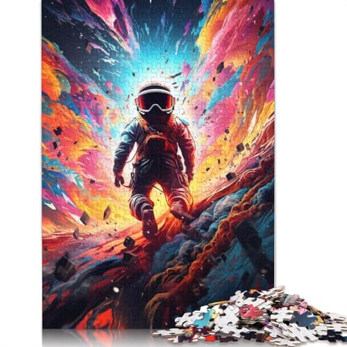 Spacenaut_buntes Puzzle, herausfordernd und knifflig, 100% recycelter Karton, Puzzle für Erwachsene und Kinder, 1000 Teile (75 x 50 cm) von POLIUAWS