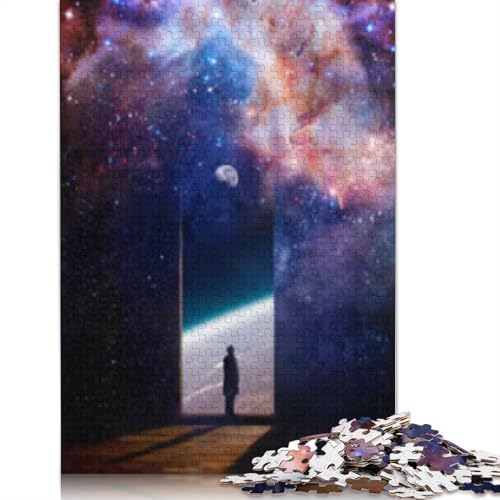 Stardusts 1000-teiliges Puzzle für Erwachsene und Jugendliche, Holzpuzzle für Familienspaß und Spielabend, 1000 Teile (75 x 50 cm) von POLIUAWS