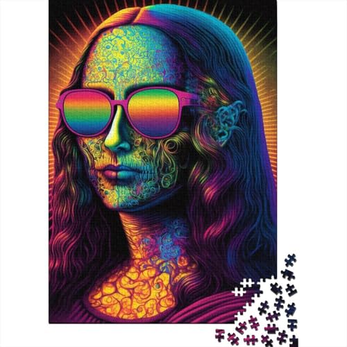 Subject_name> Puzzle 1000 Teile für Erwachsene aus Holz, Lernspiel, Herausforderung Spielzeug 1000 Teile (75 x 50 cm) von POLIUAWS