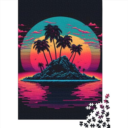 Subject_name> Puzzle 1000 Teile für Erwachsene aus Holz, Lernspiel, Herausforderung Spielzeug 1000 Teile (75 x 50 cm) von POLIUAWS