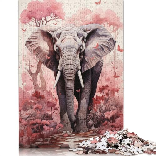 Tembo-Puzzles mit 1000 Teilen, Schwierigkeitsgrad für Erwachsene, entspannende Spiele, Spielzeug, 1000 Teile (75 x 50 cm) von POLIUAWS