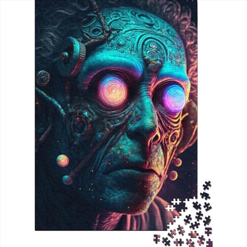 The Creator 1000 Teile Puzzle für Erwachsene, Halloween-Geschenk, Puzzle, Lernspielzeug, 1000 Teile (75 x 50 cm) von POLIUAWS