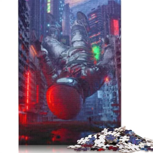 The Visitor 1000 Teile Puzzle für Erwachsene und Jugendliche, Papierpuzzle, Weihnachtsgeschenke, 1000 Teile (38 x 26 cm) von POLIUAWS