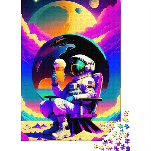 Time To Relax Puzzle für Erwachsene und Jugendliche, 1000 Teile, aus Holz, für Erwachsene und Jugendliche ab 12 Jahren, 1000 Teile (75 x 50 cm) von POLIUAWS