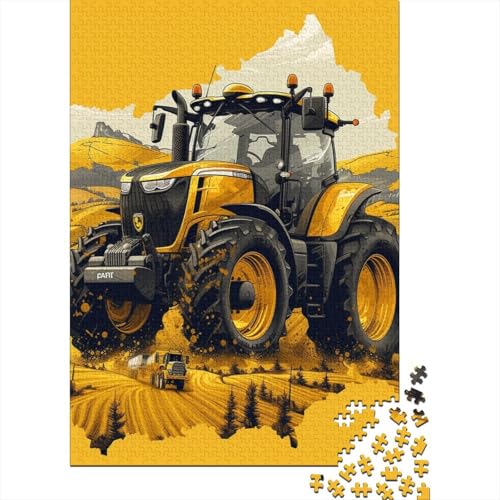 Traktor-Puzzle, 1000 Teile, für Erwachsene und Jugendliche, Holzpuzzle, 1000 Teile (75 x 50 cm) von POLIUAWS