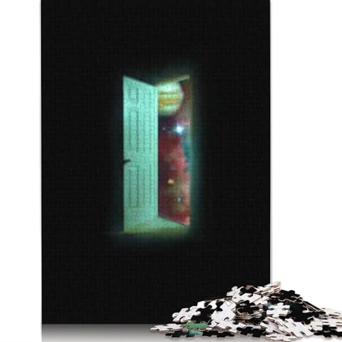Türpuzzle für Erwachsene, 1000 Teile, für Erwachsene und Jugendliche ab 12 Jahren, Weihnachtsgeschenke, 1000 Teile (38 x 26 cm) von POLIUAWS