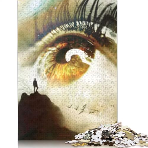 Vision Puzzle, 1000 Teile, für Erwachsene und Jugendliche, nachhaltiges Papierpuzzle für Erwachsene, 1000 Teile (38 x 26 cm) von POLIUAWS