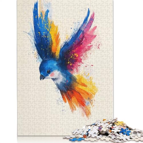 Vivid Flight Puzzle 1000-teilige Schwer Puzzle Spielzeug Lernspiel Impossible Herausforderung Spielzeug Für Erwachsene Und Kinder in Bewährter 1000pcs (38x26cm) von POLIUAWS