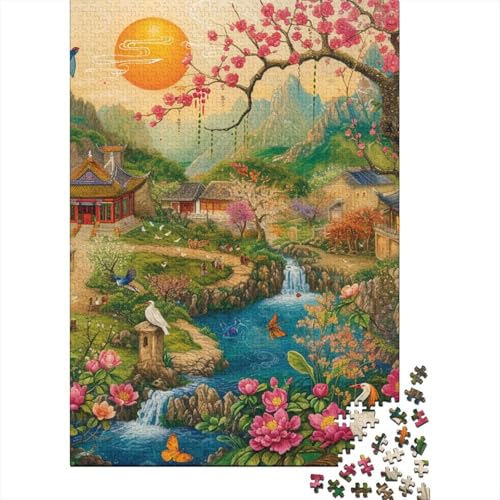 Vogelpuzzle für Erwachsene und Jugendliche, Holzpuzzle für Kinder, pädagogisches Spiel, Herausforderungsspielzeug, 1000 Teile (75 x 50 cm) von POLIUAWS