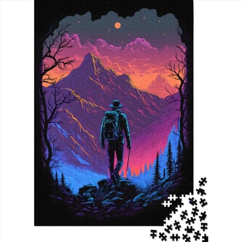Vulkan im Ausbruch Explorer1 Puzzle mit 1000 Teilen, Papierpuzzle für Jugendliche, lustige Puzzle, 1000 Teile (38 x 26 cm) von POLIUAWS