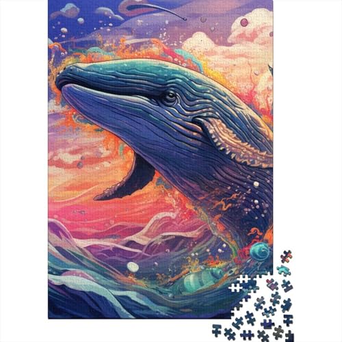 Walpuzzle mit 1000 Teilen für Erwachsene und Jugendliche, Holzpuzzle für Erwachsene und Jugendliche ab 12 Jahren, 1000 Teile (75 x 50 cm) von POLIUAWS