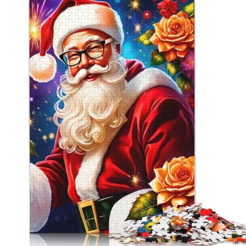 Weihnachtsmann-Puzzle für Erwachsene, 1000 Teile, Halloween-Puzzle, Lernspielzeug, 1000 Teile (38 x 26 cm) von POLIUAWS