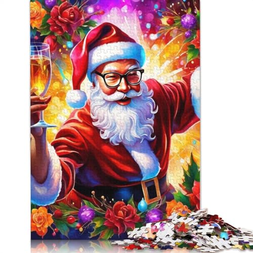 Weihnachtsmann-Puzzle für Erwachsene, 1000 Teile, Halloween-Puzzle, Lernspielzeug, 1000 Teile (38 x 26 cm) von POLIUAWS