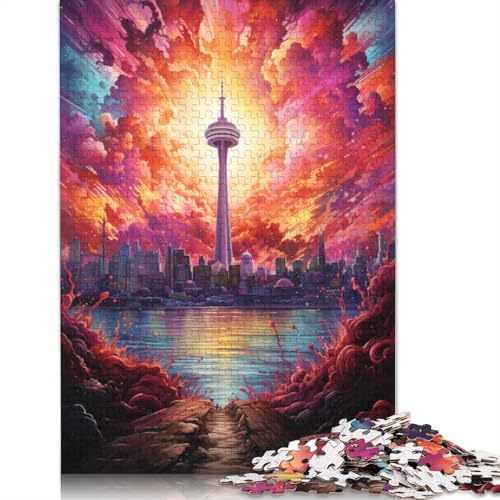 Weltberühmtes Landschaftspuzzle, 100% recyceltes Kartonpapier, rechteckiges Puzzle für Erwachsene und Kinder, 1000 Teile (75 x 50 cm) von POLIUAWS