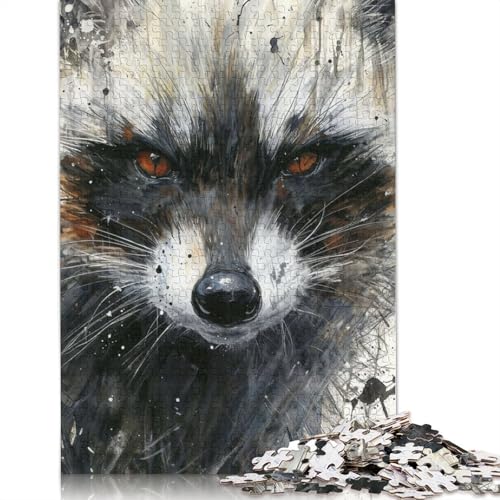 Wild Gaze Puzzle 1000 Teile Schwer Puzzle Spielzeug Lernspiel Impossible Herausforderung Spielzeug Für Erwachsene Kinder 1000pcs (75x50cm) von POLIUAWS