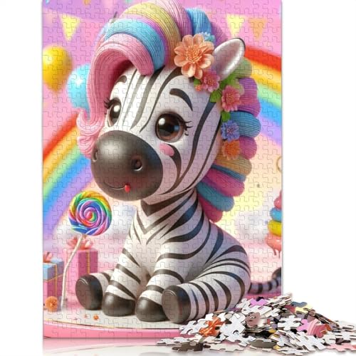 Zebra-Puzzle für Erwachsene, 1000 Teile, ideal für Jugendliche ab 12 Jahren, Weihnachtsgeschenk, 38 x 26 cm Zebra-Puzzle für Erwachsene, 1000 Teile, ideal für Jugendliche ab 12 Jahren, Weihnachtsgeschenk, 38 x 26 cm von POLIUAWS