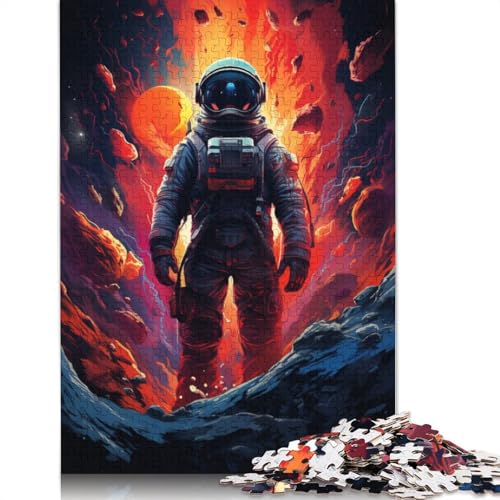 Zeichnen, abenteuerliches Astronauten-Puzzle, Denksportaufgabe, Premium-Karton-Puzzle für Kinder und Erwachsene ab 12 Jahren, 1000 Teile (38 x 26 cm) von POLIUAWS