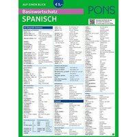 PONS Basiswortschatz auf einen Blick Spanisch von Pons Langenscheidt