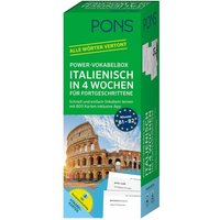 PONS Power-Vokabelbox Italienisch in 4 Wochen für Fortgeschrittene von Pons Langenscheidt