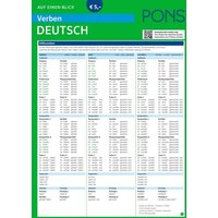 PONS Verben auf einen Blick Deutsch von Pons Langenscheidt