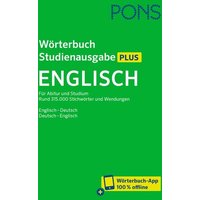 PONS Wörterbuch Studienausgabe Plus Englisch von Pons Langenscheidt