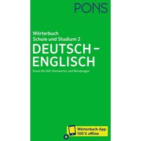 PONS Wörterbuch für Schule und Studium Englisch, Band 2 Deutsch-Englisch von Pons Langenscheidt
