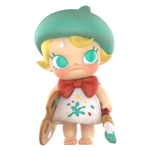 POP MART Baby Molly Future Painter Figurine Actionfiguren Sammelfiguren Sammler Kunstspielzeug Spielzeug Figuren Geschenk 1PC von POP MART