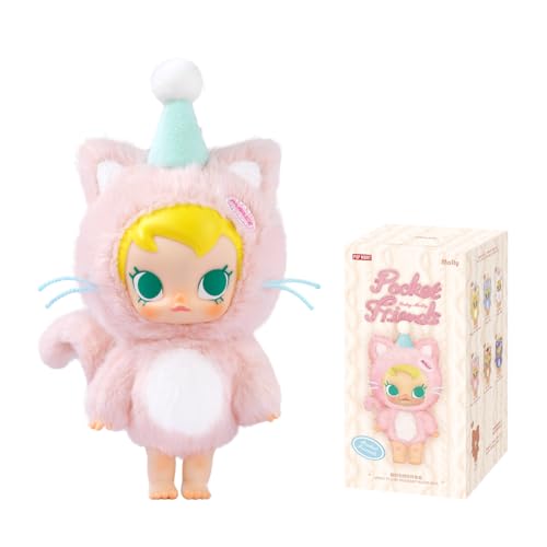 POP MART Baby Molly Pocket Friends Series-Vinyl Plush Pendant Anime Actionfiguren Sammelfiguren Sammler Kunstspielzeug Spielzeug Figuren Geschenk 1PC von POP MART