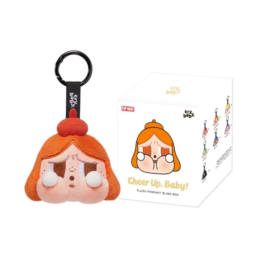 POP MART CRYBABY CHEER UP, BABY! Serie: Plüschpuppen-Serie, 1 Box, 6,3 cm, Actionfigur, Kunstfigur, beweglicher Charakter, Premium-Design, Geschenke für Fan-Favorit-Sammelspielzeug POP MART CRYBABY CHEER UP, BABY! Serie: Plüschpuppen-Serie, 1 Box, 6,3 cm, Actionfigur, Kunstfigur, beweglicher Charakter, Premium-Design, Geschenke für Fan-Favorit-Sammelspielzeug von POP MART
