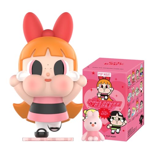 POP MART Crybaby × Powerpuff Girls Series Blind Box Pop Figuren Zufällige Figuren Actionfiguren Sammelfiguren und Sammler Kunstspielzeug Spielzeug Figuren Geschenk 1PC von POP MART