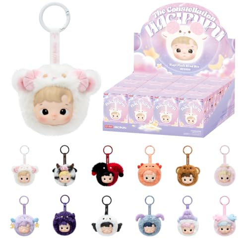 POP MART HACIPUPU The Constellation Series-Vinyl Plush Figure Zufällige Figuren Anime Actionfiguren Sammelfiguren Sammler Kunstspielzeug Spielzeug Figuren Geschenk 12Piece POP MART HACIPUPU The Constellation Series-Vinyl Plush Figure Zufällige Figuren Anime Actionfiguren Sammelfiguren Sammler Kunstspielzeug Spielzeug Figuren Geschenk 12Piece von POP MART