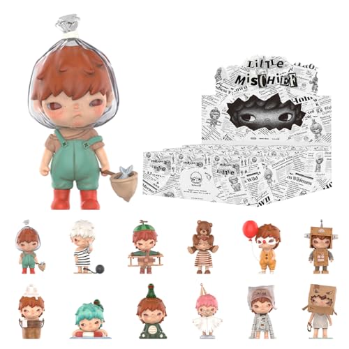 POP MART Hirono Little Mischief Series-12PC Pop Figuren Zufällige Figuren Actionfiguren Sammelfiguren und Sammler Kunstspielzeug Spielzeug Figuren Geschenk von POP MART