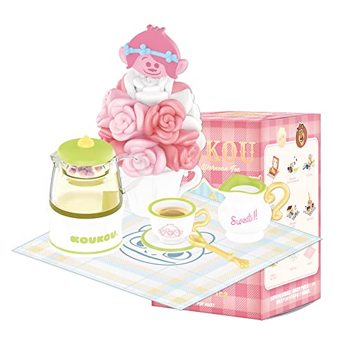 POP MART KOUKOU Leisurely Afternoon Tea Series Prop 3PC Exclusive Action Figure Box Toy Bulk Box Popular Collectible Art Toy Cute Figure Creative Gift for Christmas Birthday Party Holiday von POP MART