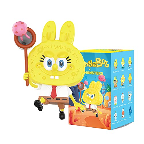 POP MART Labubu Spongebob Series-12PC Pop Figuren Zufällige Figuren Actionfiguren Sammelfiguren und Sammler Kunstspielzeug Spielzeug Figuren Geschenk von POP MART