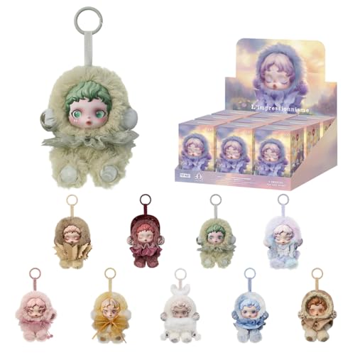 POP MART SKULLPANDA L’impressionnisme Series Plush Doll Anime Actionfiguren Sammelfiguren Sammler Kunstspielzeug Spielzeug Figuren Geschenk Whole Set von POP MART