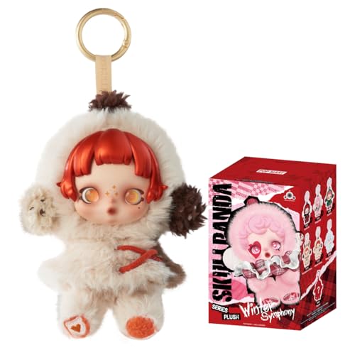 POP MART SKULLPANDA Winter Symphony Series Plush Zufällige Figuren Actionfiguren Sammelfiguren und Sammler Kunstspielzeug Spielzeug Figuren Geschenk 1PC von POP MART