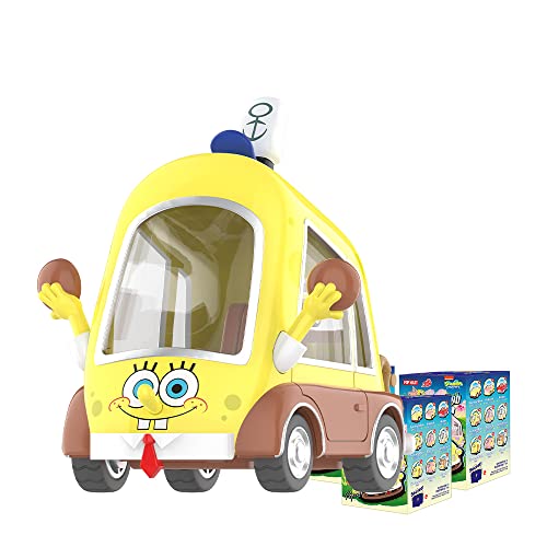 POP MART Spongebob Sightseeing Car Series-3PC Pop Figuren Zufällige Figuren Actionfiguren Sammelfiguren und Sammler Kunstspielzeug Spielzeug Figuren Geschenk von POP MART